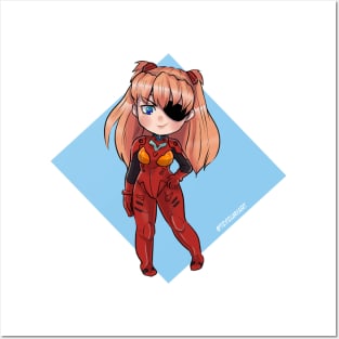 asuka chibi Posters and Art